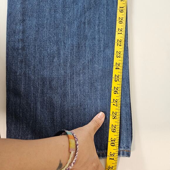 Lucky Brand by Gene Montesano "Woodsman Vintage" Straight Leg Jeans 38 Reg Mens - Picture 11 of 11